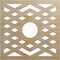 Ekena Millwork Chevron Wood Fretwork Pierced Ceiling Medallion, Hickory, 28"OD x 7 1/4"ID x 1/4"T CMWP28X28X0250CHHI - alternate 1